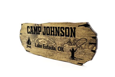 Wooden Camp sign for your camp site or cabin in 2021 | Camping signs ...