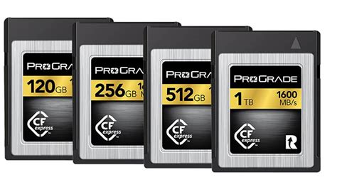 ProGrade Digital's Latest CFexpress Cards Have 1,600 MB/S Read Speed