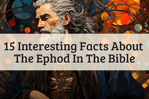 What Is An Ephod In The Bible: 15 Interesting Facts (2024)