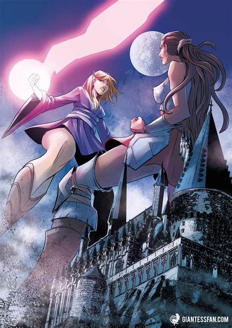 Giantess Showdown by giantess-fan-comics on DeviantArt