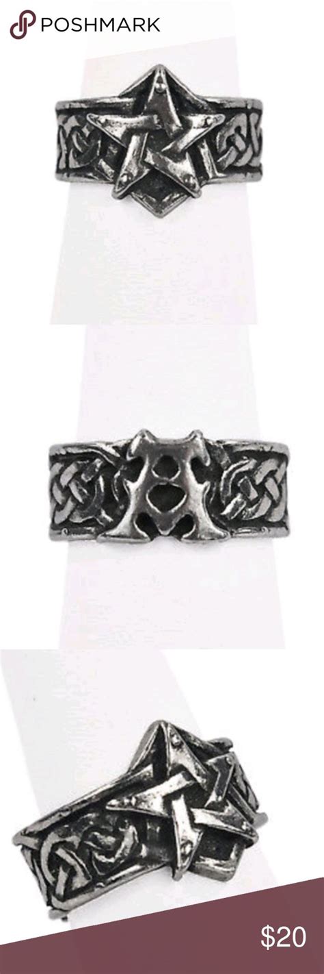 Alchemy Gothic "Celtic Theurgy" Ring | Gothic jewelry rings, Alchemy gothic, Alchemy gothic jewelry