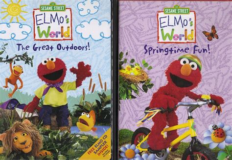 Amazon.com: Elmo's World 2 Pack : The Great Outdoors , Springtime Fun ...