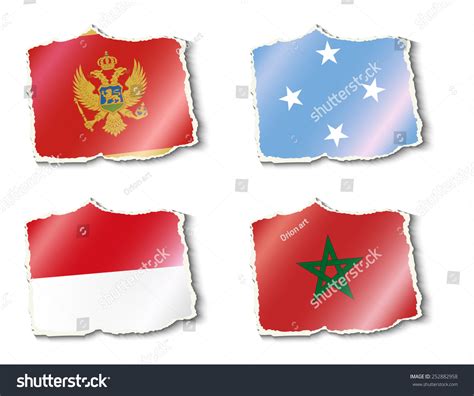 Flags World Vector Illustration Stock Vector (Royalty Free) 252882958 ...