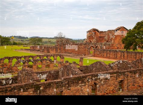 Jesuit Missions of la Santisima Trinidad de Parana, Paraguay Stock Photo - Alamy