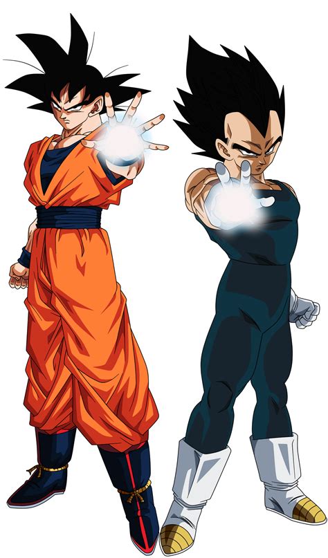 Goku and Vegeta by crismarshall on DeviantArt