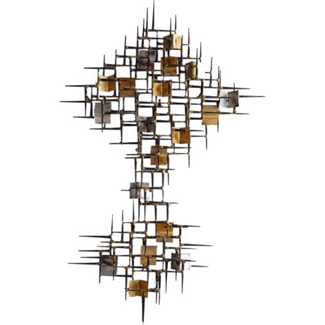 Brutalist Wall Sculpture at 1stDibs