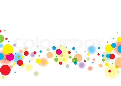 Subtle colorful bubble background with ... | Stock vector | Colourbox