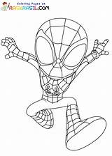 Raskrasilcom New Coloring Pages Spidey And His Amazing Friends 1 In  sketch template