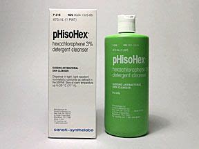 pHisoHex (Hexachlorophene) antibacterial soap - Banned in 1969