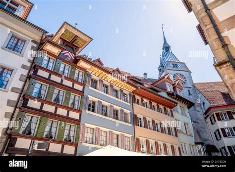 Historical city of Zug, Switzerland Stock Photo - Alamy