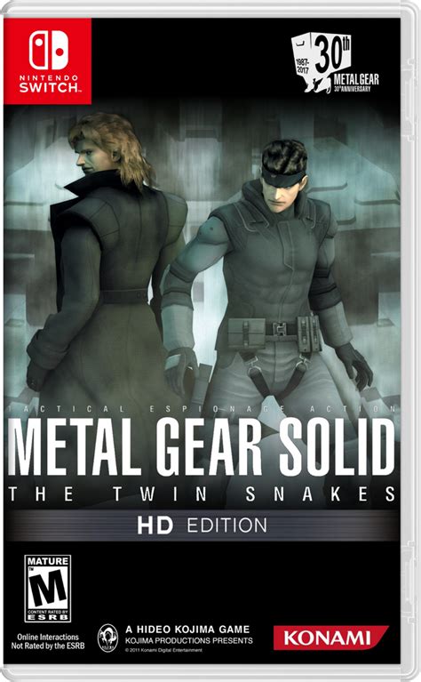 Metal Gear Solid The Twin Snakes HD Nintendo Switch #MetalGearSolid # ...