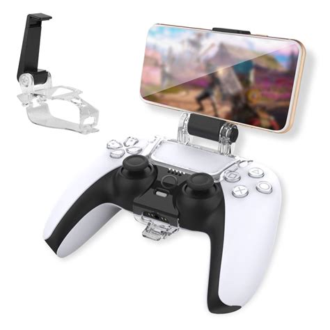 Phone Clip for PS5 Controller, Wireless Controller Grip for Android ...