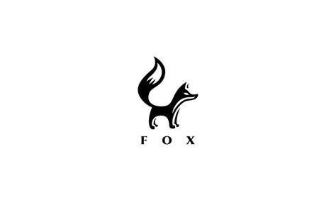 Black Fox Logo Template #71070 - TemplateMonster