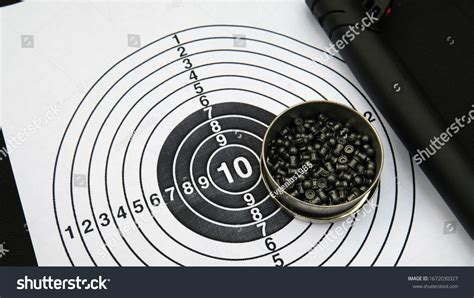 Airgun Pellets Target Shooting Stock Photo 1672030327 | Shutterstock