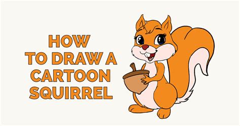 How to Draw a Squirrel - Really Easy Drawing Tutorial | Drawing tutorial easy, Drawing tutorials ...