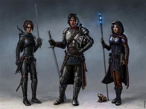 Three Adventurers by SirTiefling on DeviantArt