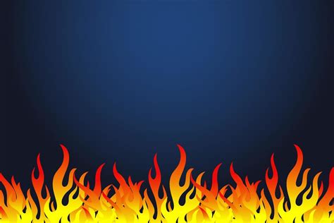 Fire background vector image illustration with fire flame illustration ...