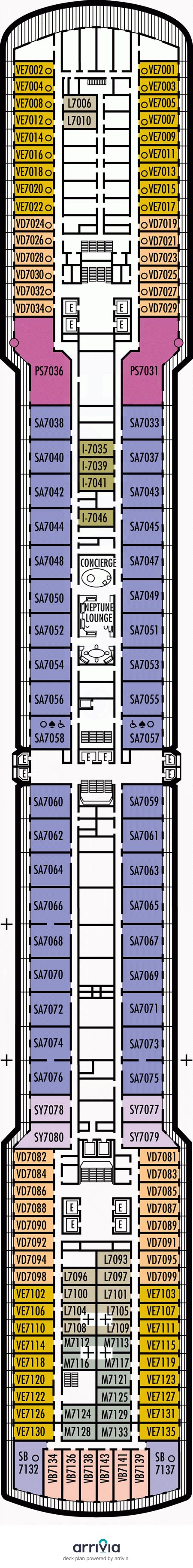 Eurodam Deck Plans