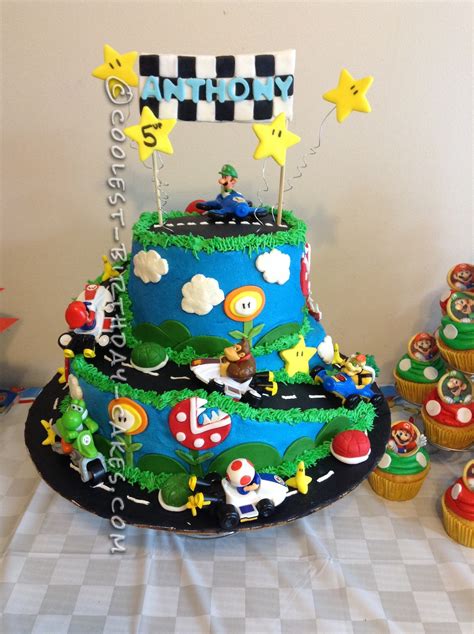 Coolest Mario Kart Wii Birthday Cake