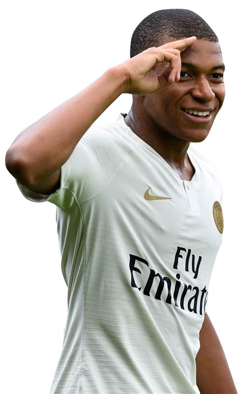 Kylian Mbappé Paris Saint-Germain football render - FootyRenders