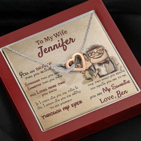 Personalized Wife Necklace Husband to Wife Gift for My Wife - Etsy