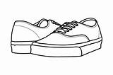 Vans Sneakers Coloring Pages sketch template