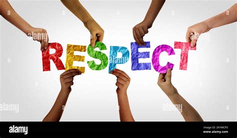 Human respect and People respecting diversity in society and global ...