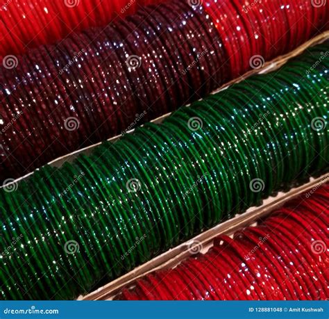 Colorful Glass Bangles in a Shop Stock Photo - Image of ethnic, bazaar: 128881048