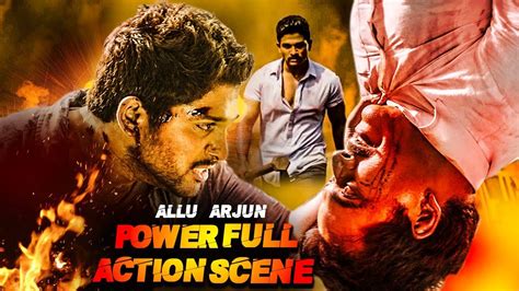 Allu Arjun's Powerful Action Scene | Most Powerful Fight Scene Of Allu Arjun | Best Fight Scene ...