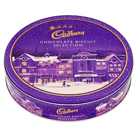 Cadbury Biscuit Selection Christmas Tin 247G, £4 at Tesco