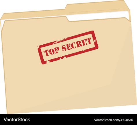 Top Secret Folder Template