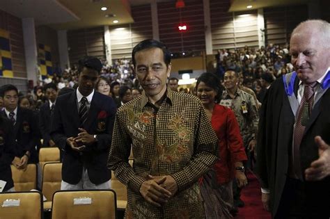 Jokowi the proud father 'very happy' to be at son's graduation in ...