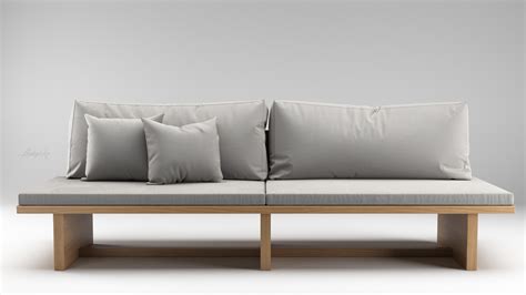 Modern Sofa - 3D Model :: Behance