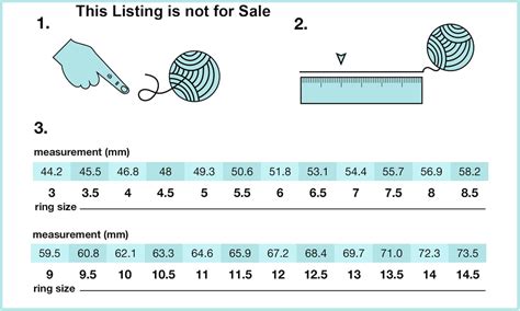 Rings Size Guide Find Your Ring Size Bangle Size Guide - Etsy New Zealand