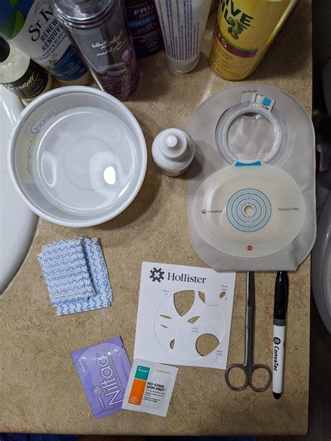 My bag change setup :) : ostomy