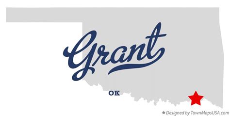 Map of Grant, OK, Oklahoma