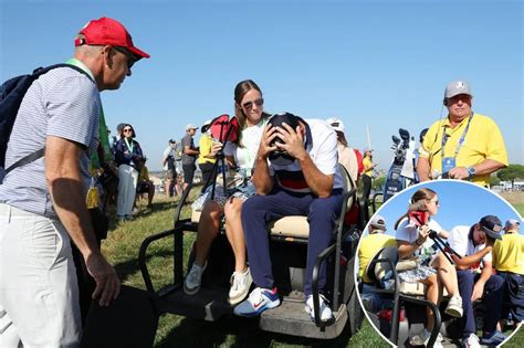 Scottie Scheffler tears up next to wife after brutal Ryder Cup loss ...