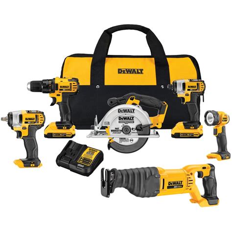 DEWALT 20-Volt MAX Lithium-Ion Cordless Combo Kit (6-Tool)-DCK621D2 ...