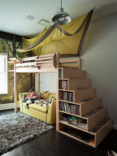 Loft Bed Staircases And Designs With Various Functionalities