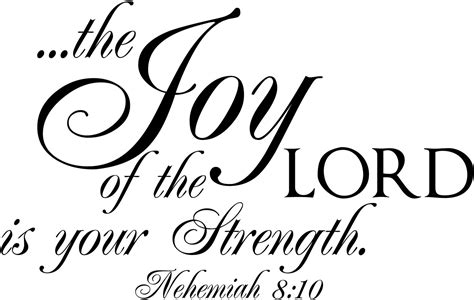 The Joy of the Lord Decal Joy of the Lord Wall Art | Etsy