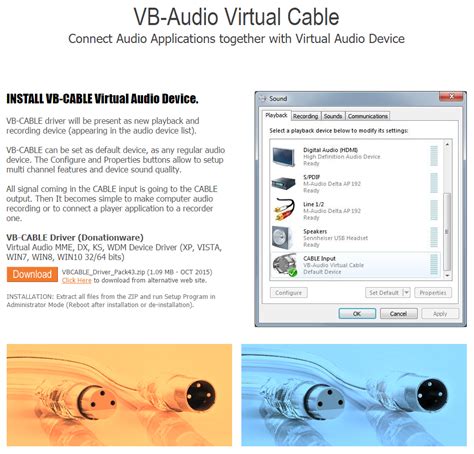 Installation & configuration de VB-Audio Virtual Cable | ADRI 38 – F5KGA