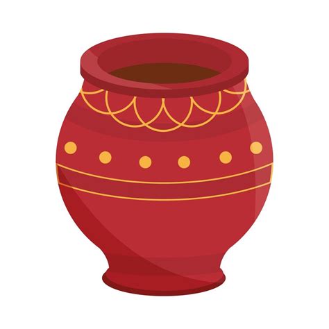 clay pot ancient ornament isolated icon design 2587807 Vector Art at Vecteezy