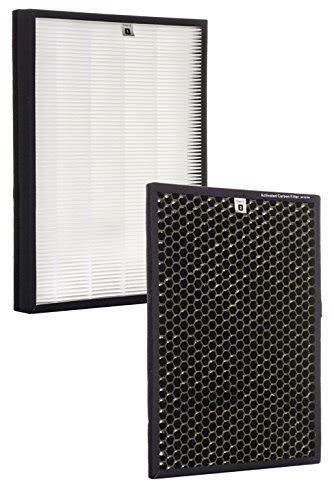 Alexapure Breeze Certified Replacement Filters – 1 True HEPA Filter and 1 Activated Carbon ...