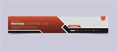 Channel Banner template design 12031654 Vector Art at Vecteezy