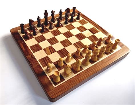 Folding Magnetic Travel Board Chess Set 5 - Etsy