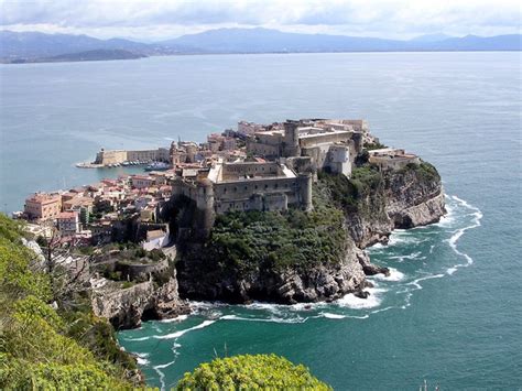 Gaeta, you have to stand on the side of a mountain cliff to take this picture. Been there ...