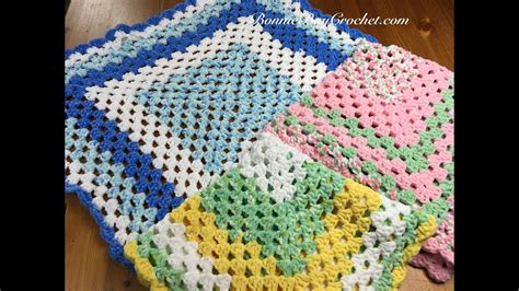 EASY BEGINNER'S Granny Square Baby Blanket, with Bonnie Barker - YouTube