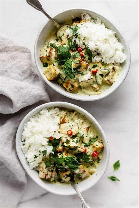 Thai Green Curry Tofu - Choosing Chia