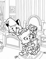 Pajama Printable Coloring Pages Sketch Page sketch template