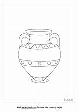 Pottery Coloring Pages Pot Native American Pueblo Template Mexican  sketch template